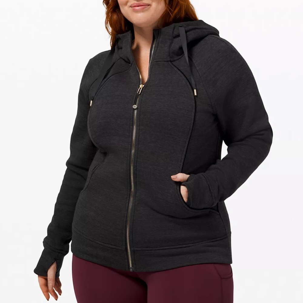 Lululemon Scuba*Plush Hoodie/-ColourHeathered Core Black/Black